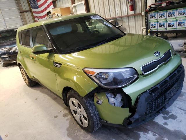 KNDJN2A25F7813352 - 2015 KIA SOUL GREEN photo 4