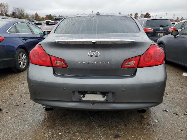 JN1CV6AR2DM753559 - 2013 INFINITI G37 GRAY photo 6