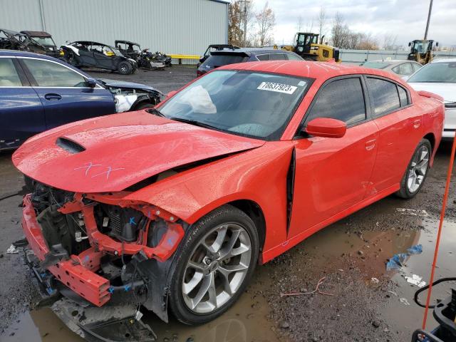 2C3CDXHG5MH543796 - 2021 DODGE CHARGER GT RED photo 1
