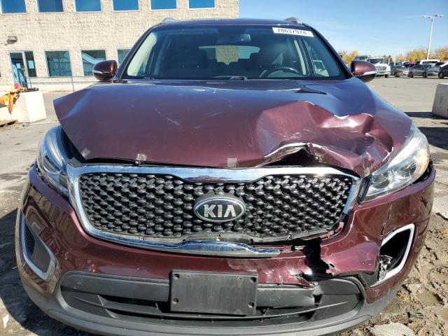 5XYPGDA58JG422010 - 2018 KIA SORENTO LX MAROON photo 5