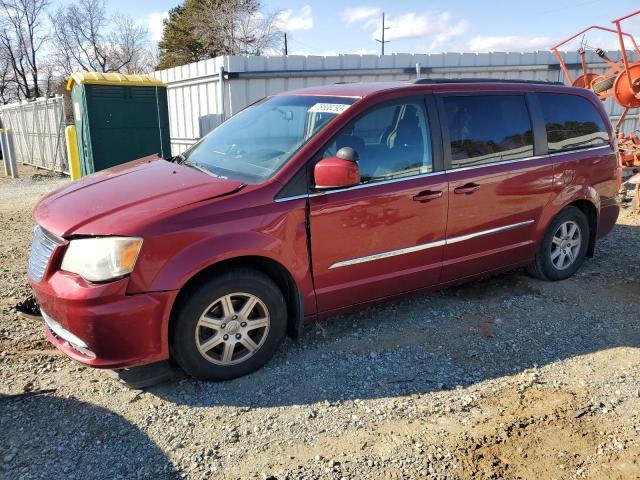 2A4RR5DG3BR613766 - 2011 CHRYSLER TOWN & COU TOURING MAROON photo 1