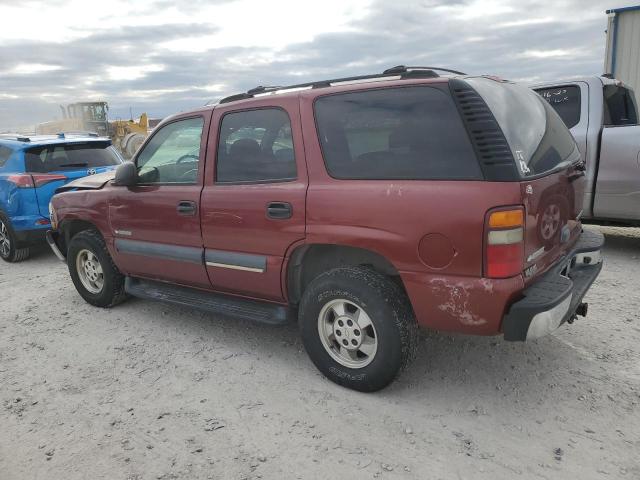 1GNEC13Z93J158730 - 2003 CHEVROLET TAHOE C1500 BURGUNDY photo 2