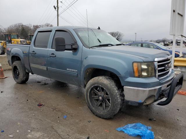 3GTP2VE7XDG378811 - 2013 GMC SIERRA K1500 SLE BLUE photo 4