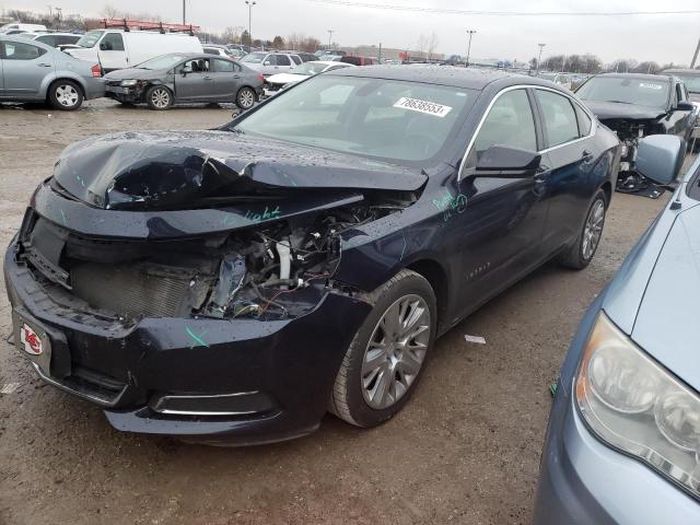 2G11Z5SA5J9155138 - 2018 CHEVROLET IMPALA LS BLUE photo 1