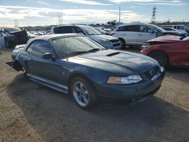 1FAFP44471F101325 - 2001 FORD MUSTANG BLUE photo 4