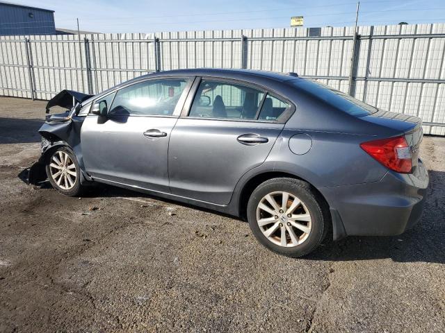 19XFB2F83CE046446 - 2012 HONDA CIVIC EX GRAY photo 2