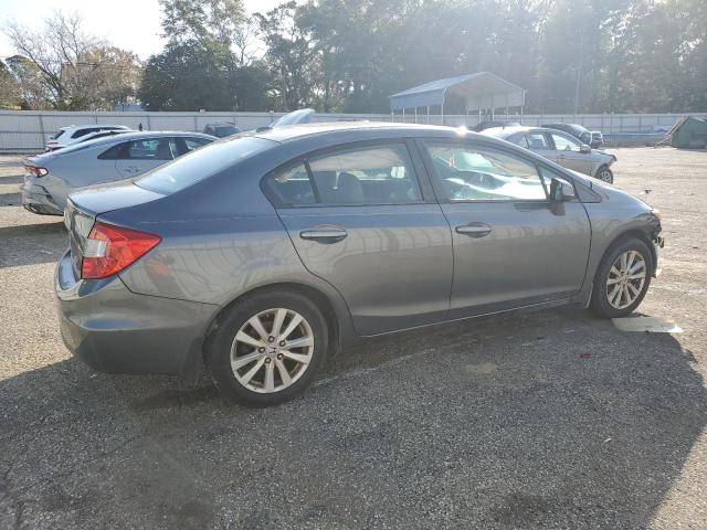 19XFB2F83CE046446 - 2012 HONDA CIVIC EX GRAY photo 3