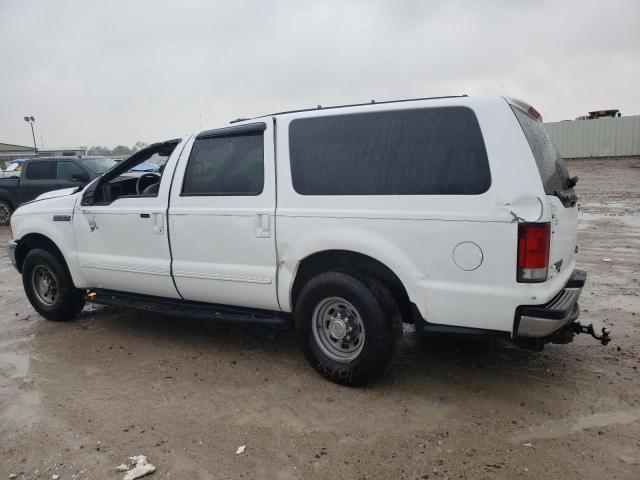 1FMNU40S8YEA38637 - 2000 FORD EXCURSION XLT WHITE photo 2