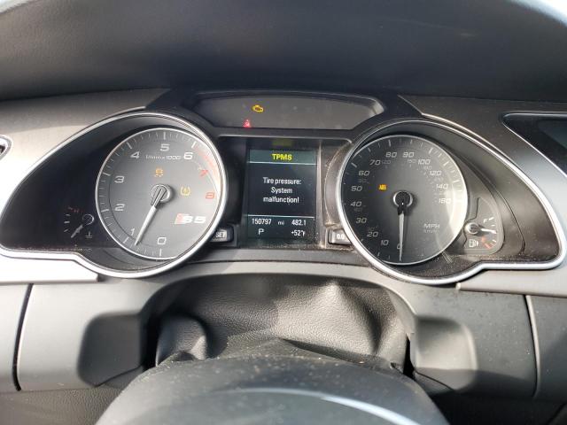 WAUCGAFR7DA035510 - 2013 AUDI S5 PREMIUM PLUS შავი ფოტო 9