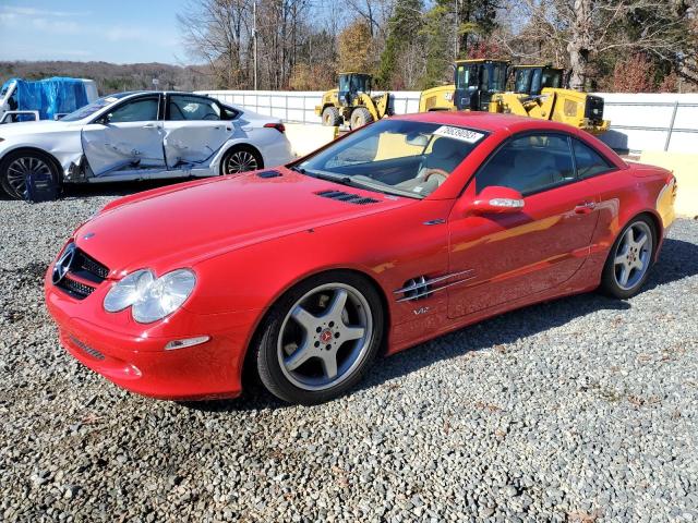 WDBSK75FX3F062711 - 2003 MERCEDES-BENZ SL 500R RED photo 1