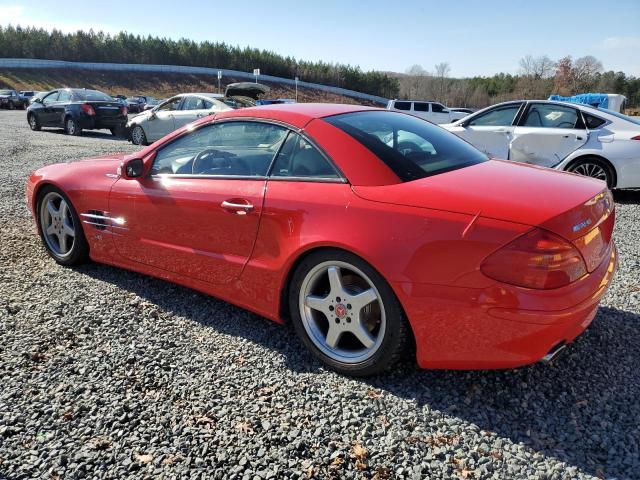 WDBSK75FX3F062711 - 2003 MERCEDES-BENZ SL 500R RED photo 2