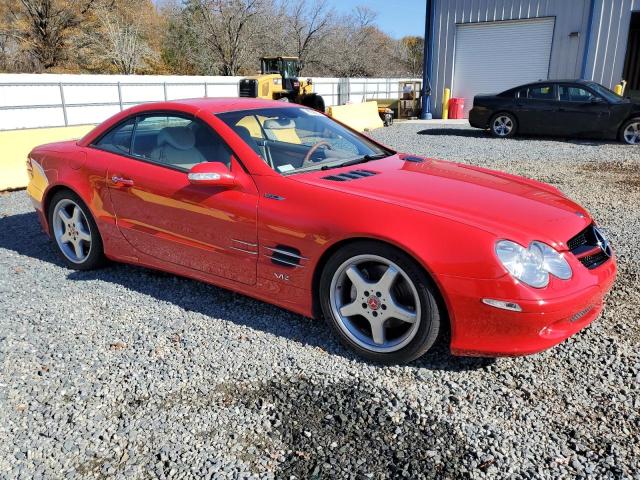 WDBSK75FX3F062711 - 2003 MERCEDES-BENZ SL 500R RED photo 4