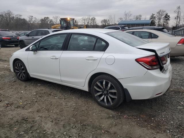 19XFB2F9XFE082986 - 2015 HONDA CIVIC EXL თეთრი ფოტო 2