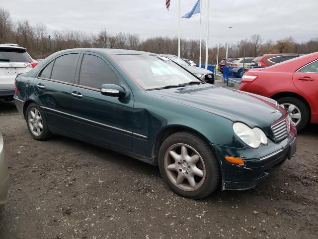 WDBRF84J34F494220 - 2004 MERCEDES-BENZ C 320 4MATIC GREEN photo 4