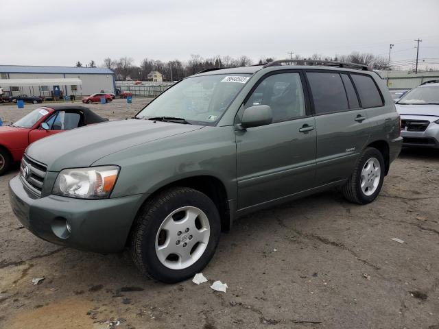 JTEEP21A770188817 - 2007 TOYOTA HIGHLANDER SPORT GREEN photo 1