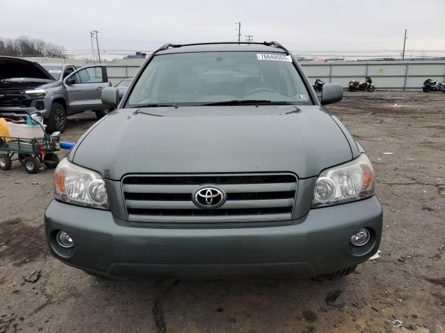 JTEEP21A770188817 - 2007 TOYOTA HIGHLANDER SPORT GREEN photo 5