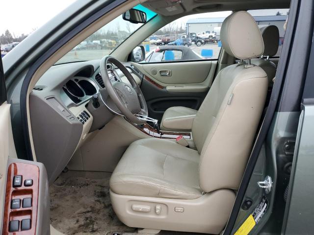 JTEEP21A770188817 - 2007 TOYOTA HIGHLANDER SPORT GREEN photo 7