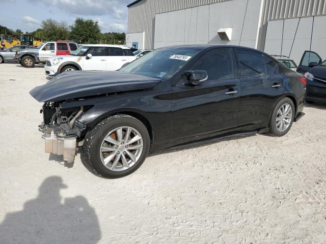 JN1BV7AP1EM683683 - 2014 INFINITI Q50 BASE BLACK photo 1