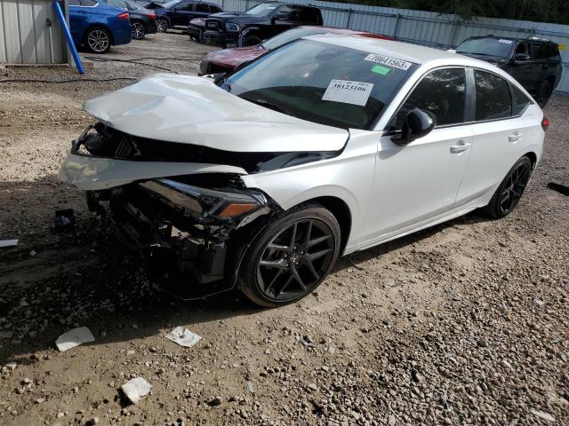 19XFL2H85RE000992 - 2024 HONDA CIVIC SPORT WHITE photo 1