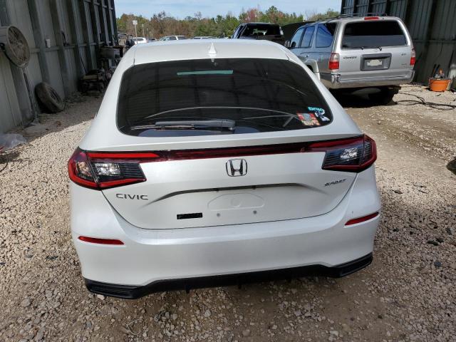 19XFL2H85RE000992 - 2024 HONDA CIVIC SPORT WHITE photo 6