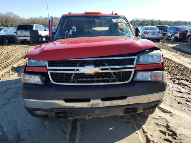 1GCHK33D16F158737 - 2006 CHEVROLET SILVERADO K3500 RED photo 5