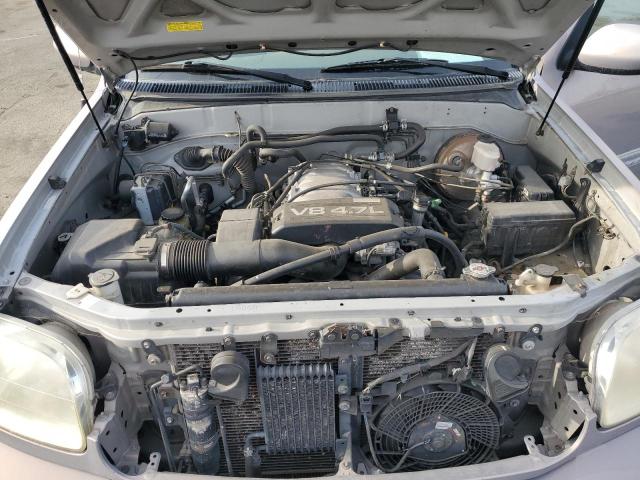 5TDBT48A41S046255 - 2001 TOYOTA SEQUOIA LIMITED GRAY photo 11