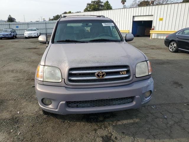 5TDBT48A41S046255 - 2001 TOYOTA SEQUOIA LIMITED GRAY photo 5