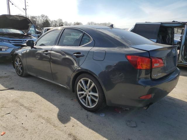 JTHBK262072046724 - 2007 LEXUS IS 250 GRAY photo 2