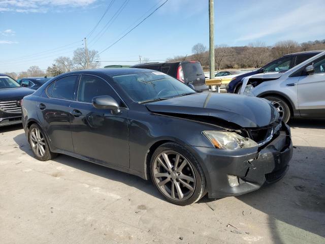 JTHBK262072046724 - 2007 LEXUS IS 250 GRAY photo 4