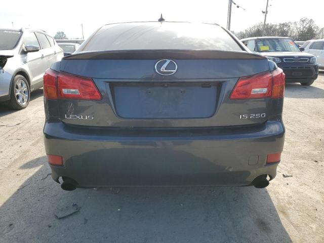 JTHBK262072046724 - 2007 LEXUS IS 250 GRAY photo 6