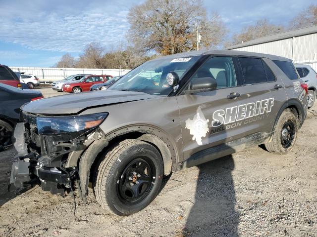 1FM5K8AB1NGA48034 - 2022 FORD EXPLORER POLICE INTERCEPTOR TAN photo 1