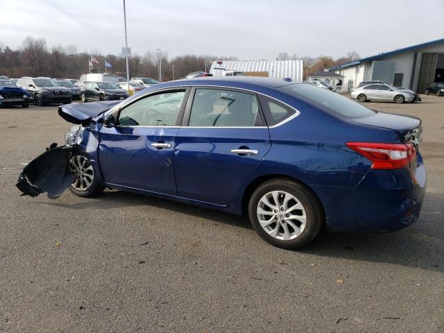 3N1AB7AP6KY456745 - 2019 NISSAN SENTRA S BLUE photo 2