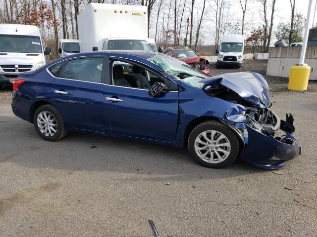 3N1AB7AP6KY456745 - 2019 NISSAN SENTRA S BLUE photo 4