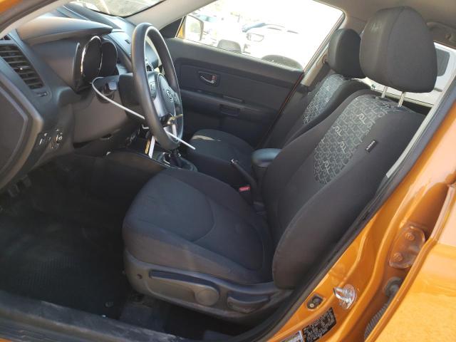 KNDJT2A29B7227348 - 2011 KIA SOUL + ORANGE photo 7