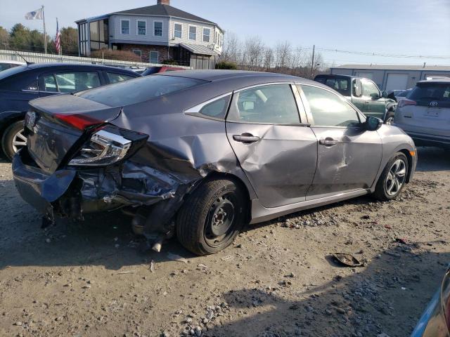 2HGFC2F66KH557696 - 2019 HONDA CIVIC LX GRAY photo 3