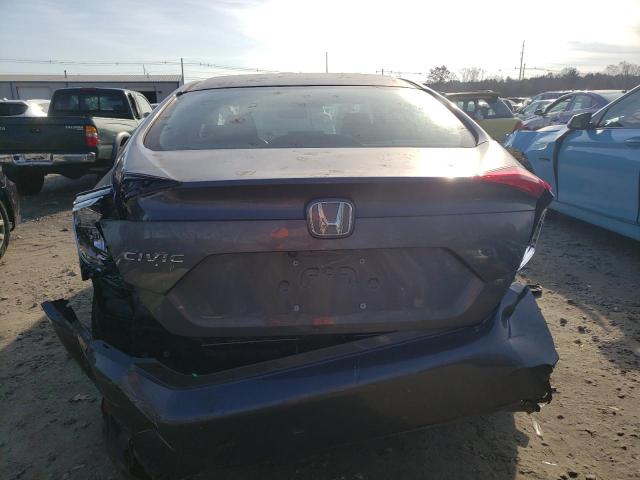 2HGFC2F66KH557696 - 2019 HONDA CIVIC LX GRAY photo 6