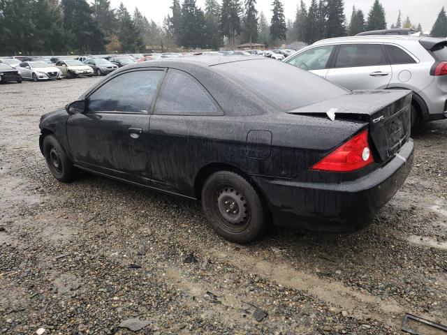 1HGEM22134L040574 - 2004 HONDA CIVIC DX VP BLACK photo 2