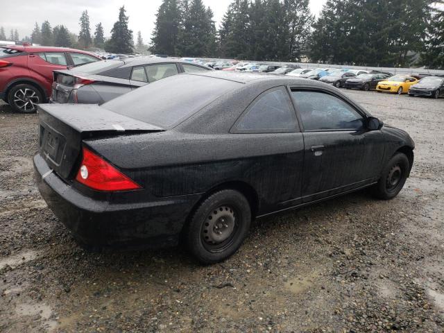 1HGEM22134L040574 - 2004 HONDA CIVIC DX VP BLACK photo 3