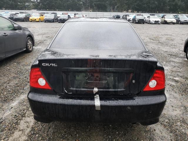 1HGEM22134L040574 - 2004 HONDA CIVIC DX VP BLACK photo 6