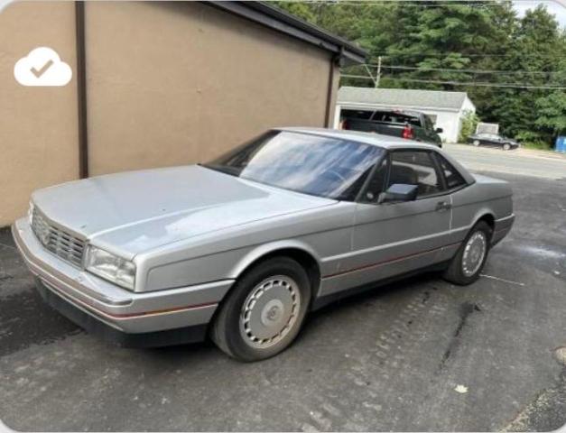 1G6VR3181KU101564 - 1989 CADILLAC ALLANTE GRAY photo 2