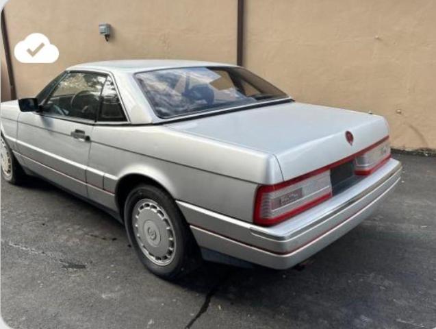 1G6VR3181KU101564 - 1989 CADILLAC ALLANTE GRAY photo 3