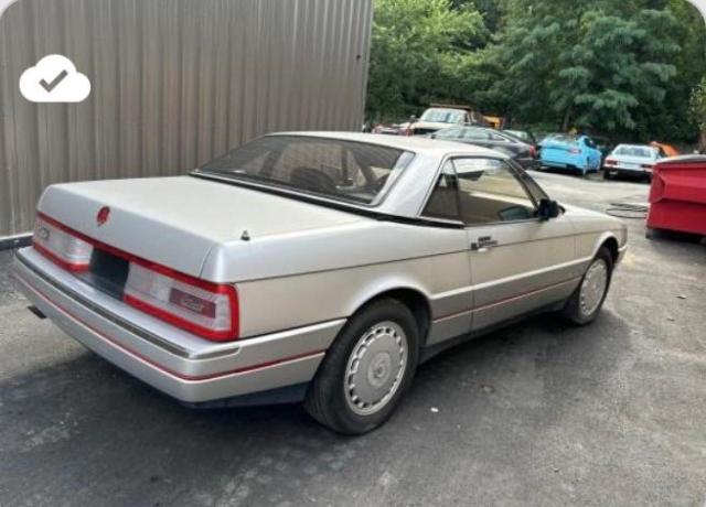 1G6VR3181KU101564 - 1989 CADILLAC ALLANTE GRAY photo 4