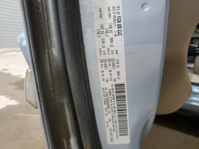 2C4RC1BG8GR269958 - 2016 CHRYSLER TOWN & COU TOURING Mavi foto 14