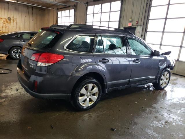 4S4BRBAC4C3275212 - 2012 SUBARU OUTBACK 2.5I GRAY photo 3