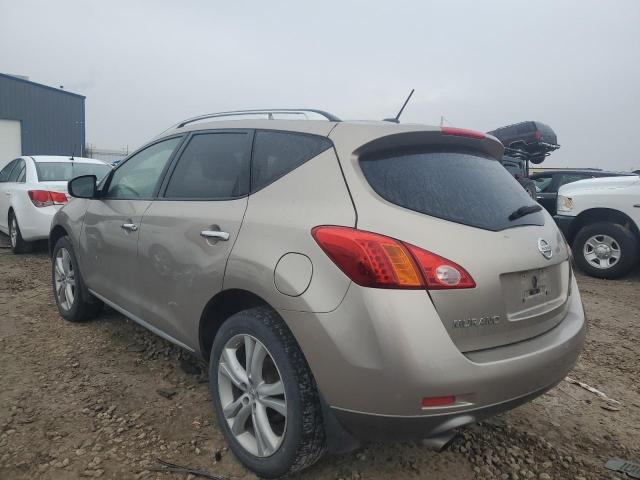 JN8AZ18W79W140683 - 2009 NISSAN MURANO S TAN photo 2