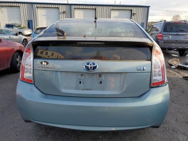 JTDKN3DU4C5474842 - 2012 TOYOTA PRIUS TEAL photo 6