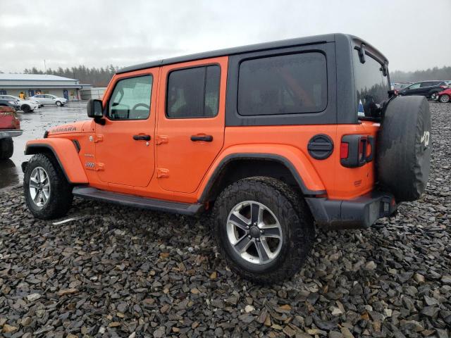 1C4HJXEG5JW193386 - 2018 JEEP WRANGLER U SAHARA ORANGE photo 2