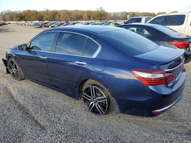 1HGCR2F58GA216847 - 2016 HONDA ACCORD SPORT BLUE photo 2