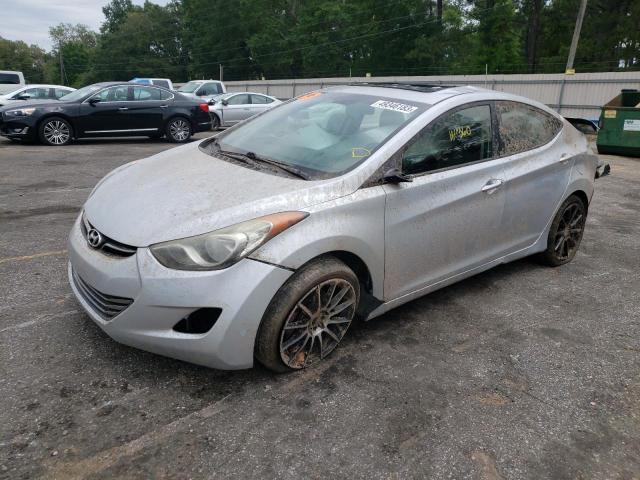 5NPDH4AE4DH300161 - 2013 HYUNDAI ELANTRA GLS SILVER photo 1