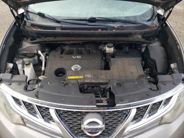 JN8AZ1MU4CW116255 - 2012 NISSAN MURANO S GRAY photo 12